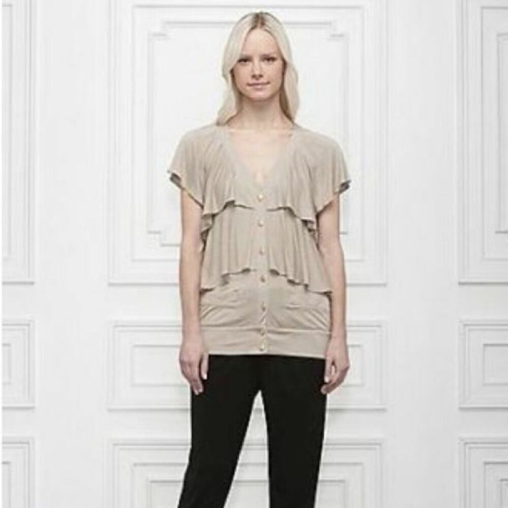 Anthropologie Leifsdottir tiered blouse